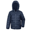 Navy - Front - Result Core Childrens-Kids Junior Padded Showerproof & Windproof Jacket