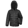 Black - Front - Result Core Childrens-Kids Junior Padded Showerproof & Windproof Jacket