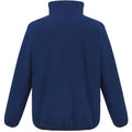 Navy - Back - Result Work-Guard Mens Heavy Duty Microfleece Work Jacket