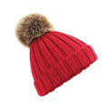 Classic Red - Front - Beechfield Unisex Cuffed Design Winter Hat