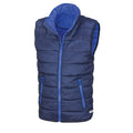 Navy-Royal - Front - Result Core Childrens-Kids Sleeveless Zip Up Bodywarmer