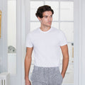 White - Back - Comfy Co Mens Sleepy T Short Sleeve Pyjama T-Shirt