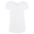 White - Front - Comfy Co Womens-Ladies Sleepy T Short Sleeve Pyjama T-Shirt