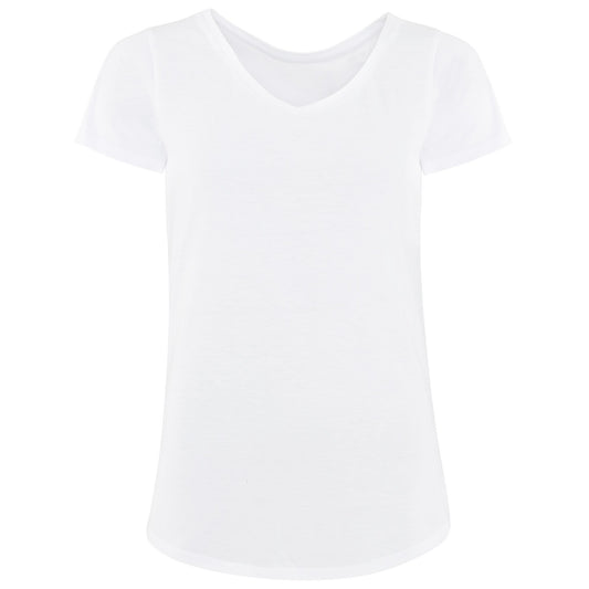 White - Front - Comfy Co Womens-Ladies Sleepy T Short Sleeve Pyjama T-Shirt