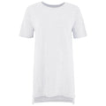White - Front - Comfy Co Womens-Ladies Oversized Sleepy T Short Sleeve Pyjama T-Shirt