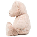Mid Brown - Side - Mumbles Childrens-Kids Zippie Teddy Bear Soft Plush Toy