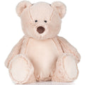 Mid Brown - Front - Mumbles Childrens-Kids Zippie Teddy Bear Soft Plush Toy