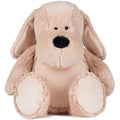 Mid Brown - Front - Mumbles Childrens-Kids Zippie Dog Soft Plush Toy