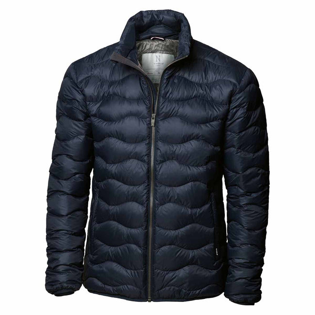 Navy - Front - Nimbus Mens Sierra Padded Water Repellent Down Jacket