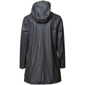 Charcoal - Back - Nimbus Womens-Ladies Huntington Hooded Waterproof Fashion Raincoat
