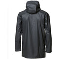 Charcoal - Back - Nimbus Mens Huntington Hooded Waterproof Fashion Raincoat