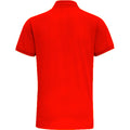 Cherry Red - Back - Asquith & Fox Mens Short Sleeve Performance Blend Polo Shirt