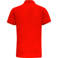 Cherry Red - Back - Asquith & Fox Mens Short Sleeve Performance Blend Polo Shirt