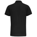 Black - Back - Asquith & Fox Mens Short Sleeve Performance Blend Polo Shirt