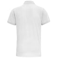 White - Back - Asquith & Fox Mens Short Sleeve Performance Blend Polo Shirt