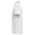 White - Side - Asquith & Fox Mens Short Sleeve Performance Blend Polo Shirt