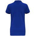 Royal - Back - Asquith & Fox Womens-Ladies Short Sleeve Performance Blend Polo Shirt