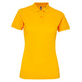 Sunflower - Front - Asquith & Fox Womens-Ladies Short Sleeve Performance Blend Polo Shirt