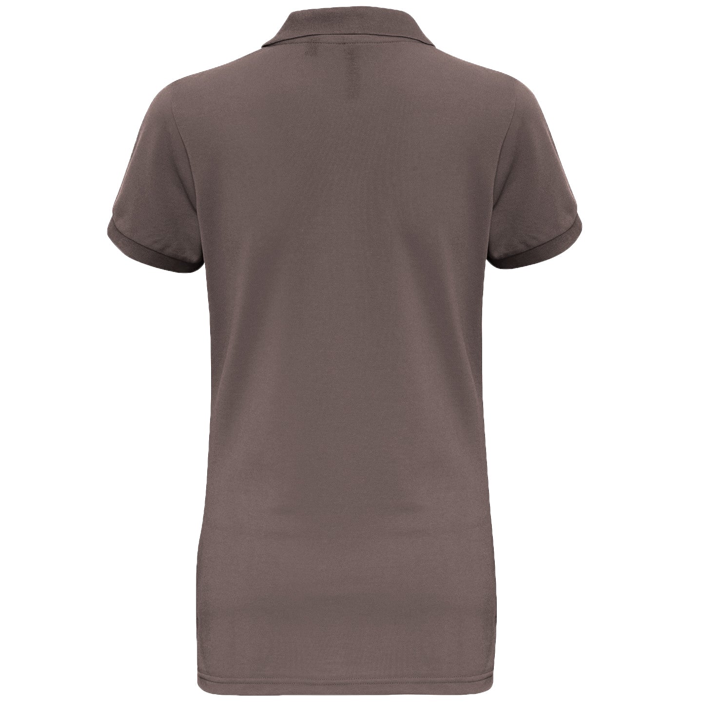 Slate - Back - Asquith & Fox Womens-Ladies Short Sleeve Performance Blend Polo Shirt