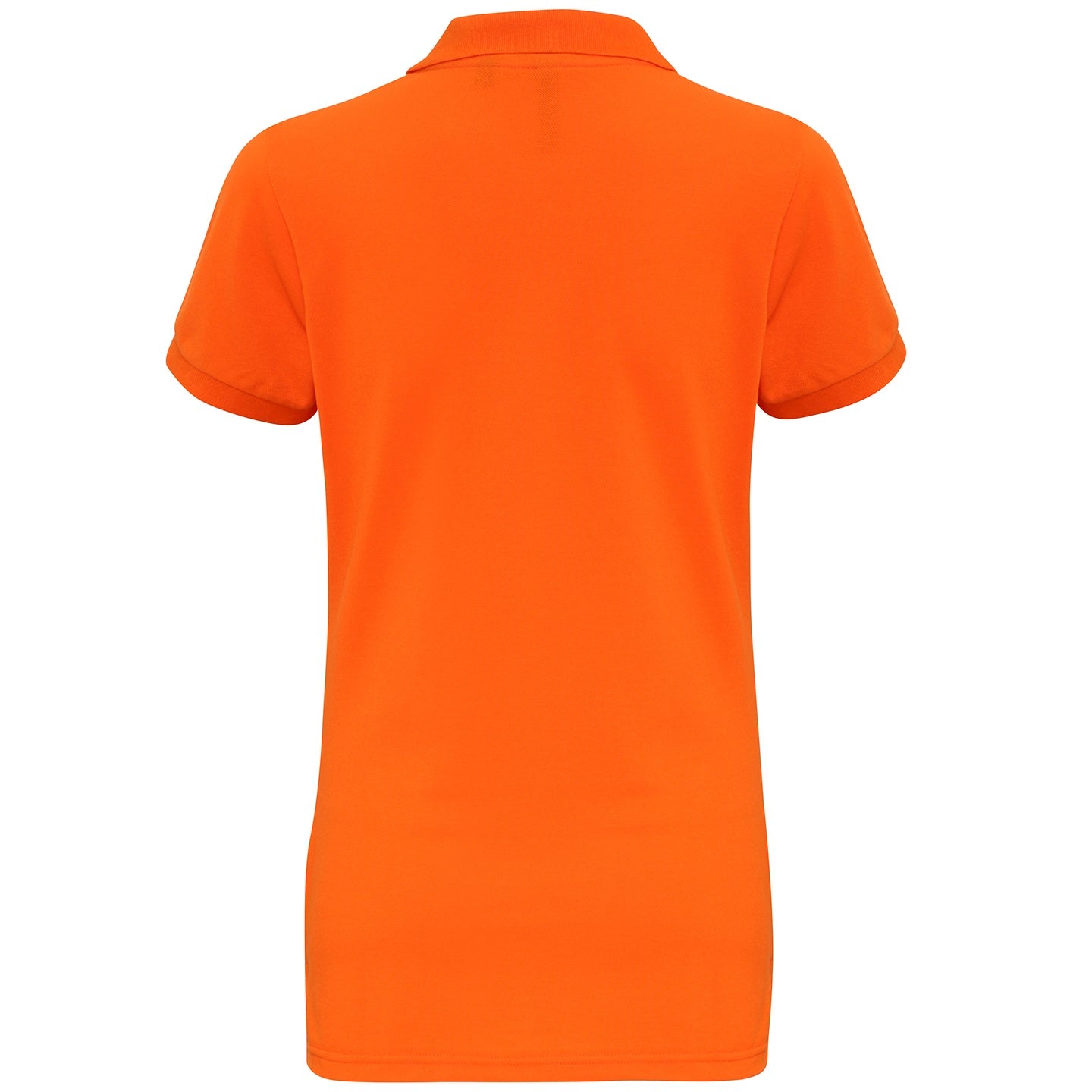 Neon Orange - Back - Asquith & Fox Womens-Ladies Short Sleeve Performance Blend Polo Shirt