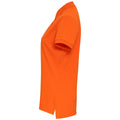 Neon Orange - Side - Asquith & Fox Womens-Ladies Short Sleeve Performance Blend Polo Shirt
