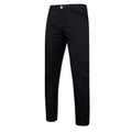 Black - Side - Asquith & Fox Mens Slim Fit Cotton Chino Trousers