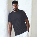 Charcoal - Back - AWDis Just Cool Mens Smooth Short Sleeve T-Shirt