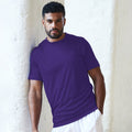 Purple - Back - AWDis Just Cool Mens Smooth Short Sleeve T-Shirt
