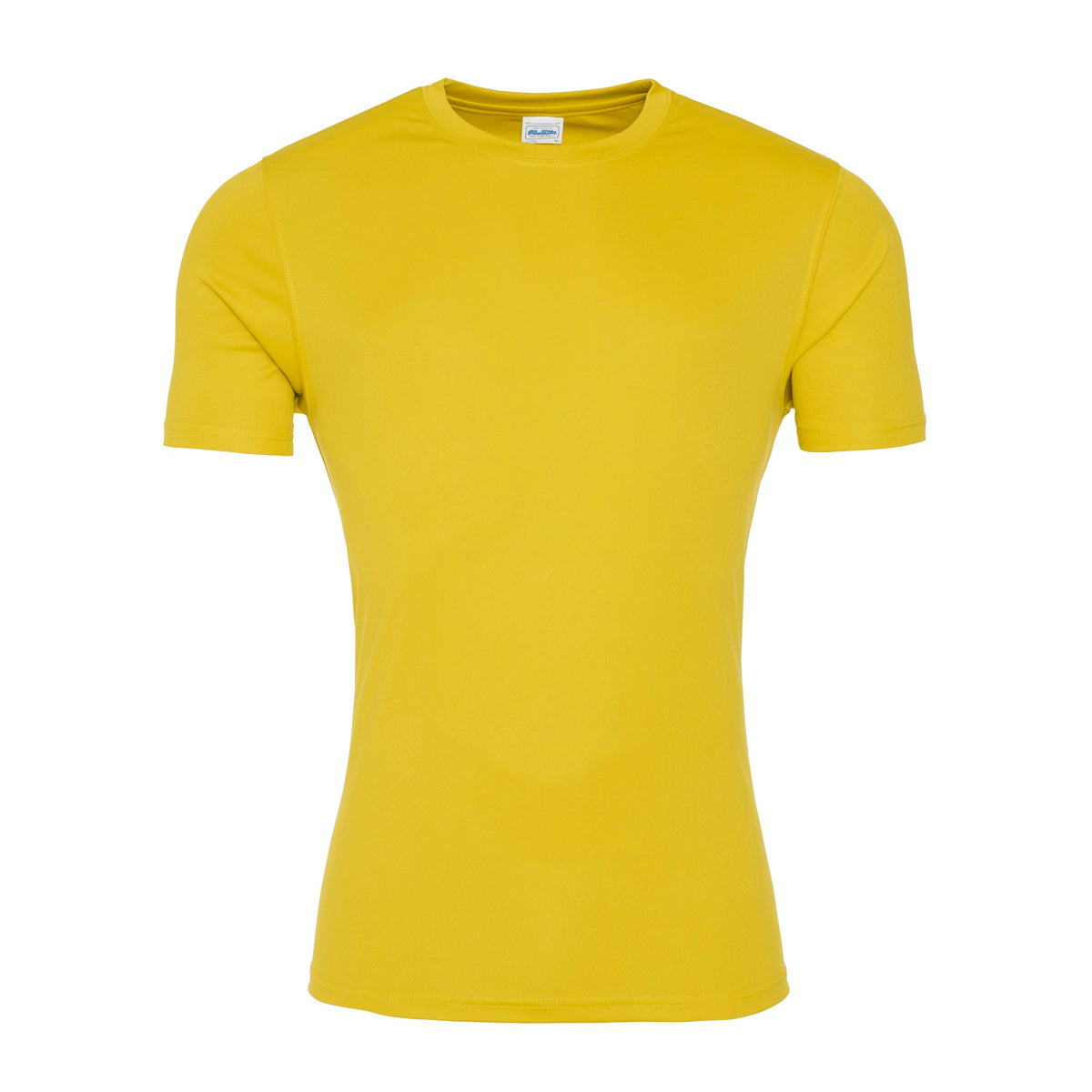 Sun Yellow - Front - AWDis Just Cool Mens Smooth Short Sleeve T-Shirt