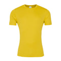Sun Yellow - Front - AWDis Just Cool Mens Smooth Short Sleeve T-Shirt