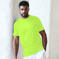 Electric Yellow - Back - AWDis Just Cool Mens Smooth Short Sleeve T-Shirt