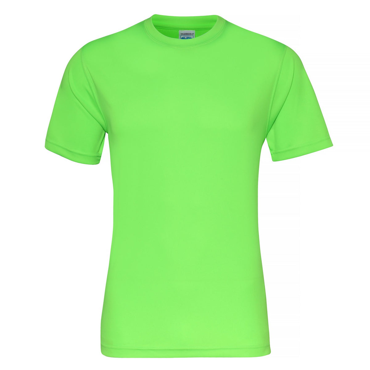 Electric Green - Front - AWDis Just Cool Mens Smooth Short Sleeve T-Shirt