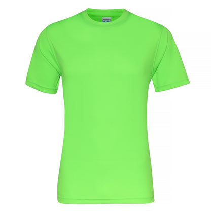 Electric Green - Front - AWDis Just Cool Mens Smooth Short Sleeve T-Shirt