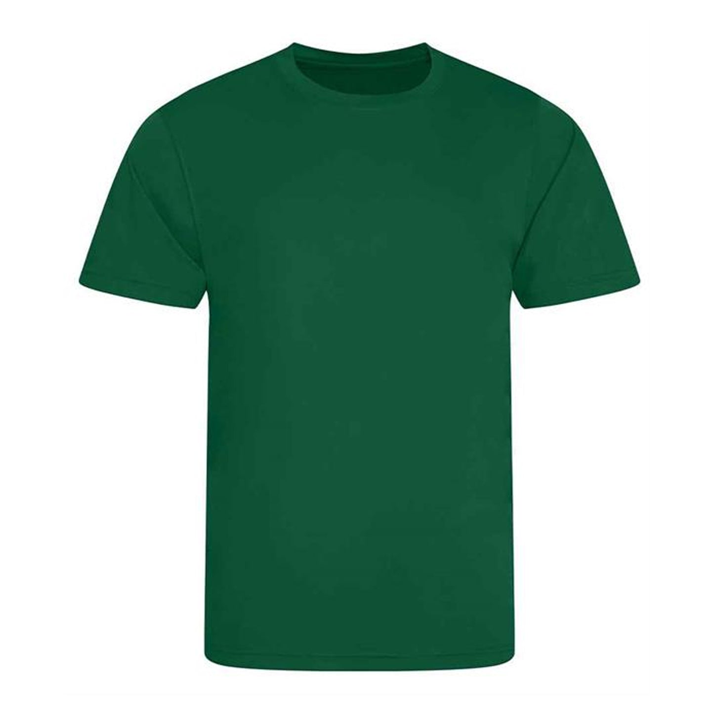 Bottle Green - Front - AWDis Just Cool Mens Smooth Short Sleeve T-Shirt