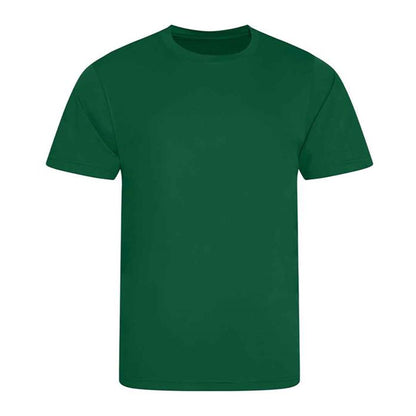 Bottle Green - Front - AWDis Just Cool Mens Smooth Short Sleeve T-Shirt
