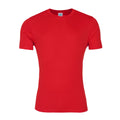 Fire Red - Front - AWDis Just Cool Mens Smooth Short Sleeve T-Shirt