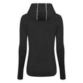 Black Slate Melange - Back - AWDis Just Cool Womens-Ladies Girlie Cowl Neck Baselayer Top