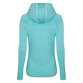 Ocean Blue Melange - Back - AWDis Just Cool Womens-Ladies Girlie Cowl Neck Baselayer Top