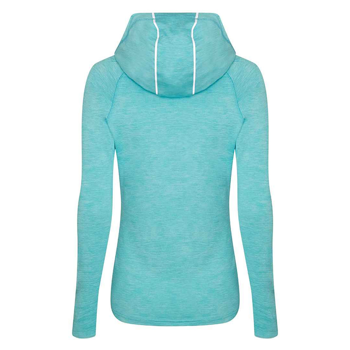 Ocean Blue Melange - Back - AWDis Just Cool Womens-Ladies Girlie Cowl Neck Baselayer Top