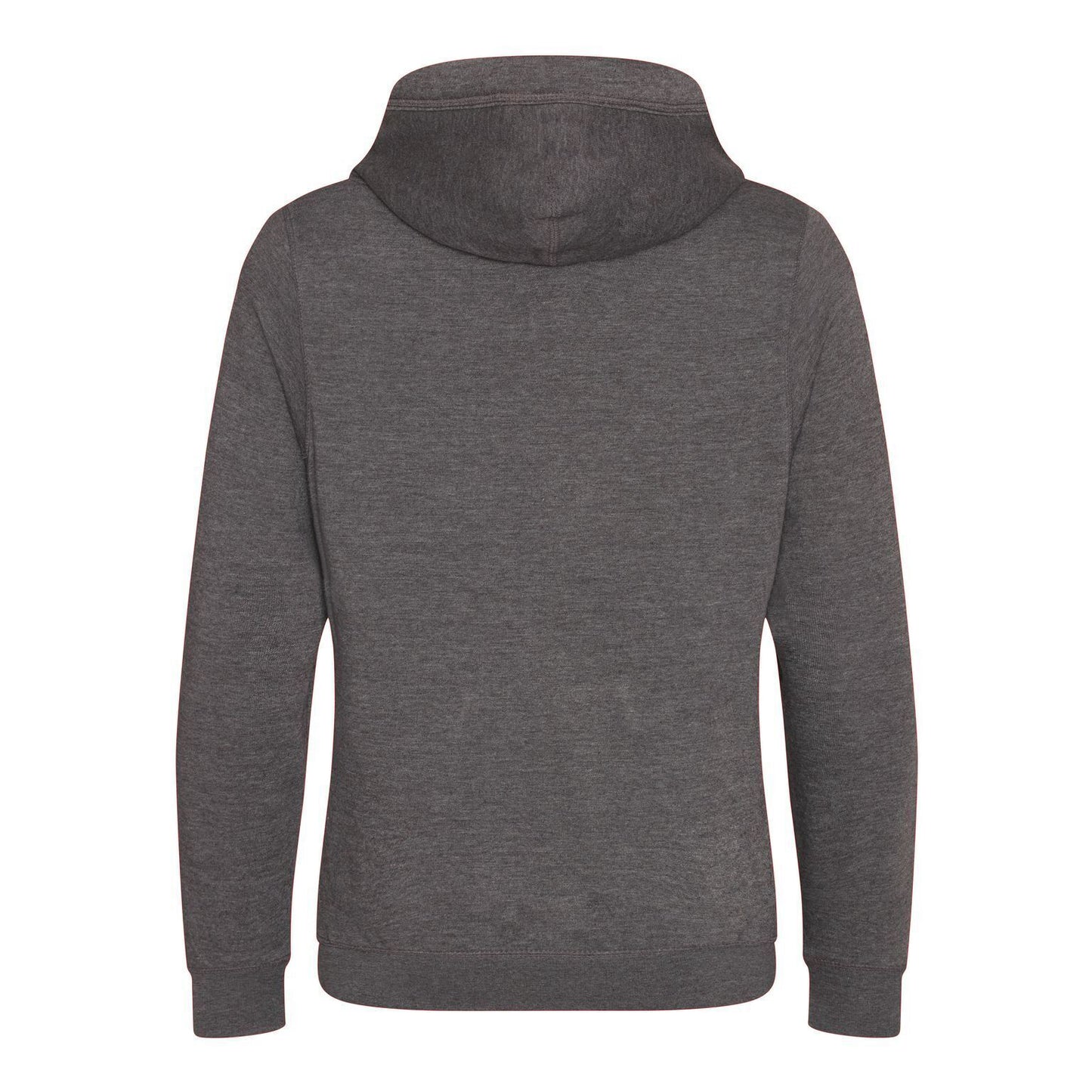 Charcoal - Back - AWDis Hoods Mens Cross Neck Hoodie