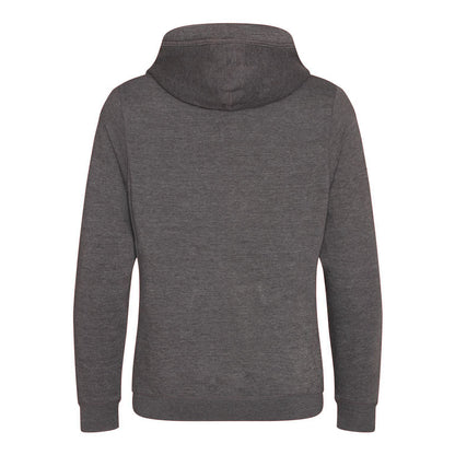 Charcoal - Back - AWDis Hoods Mens Cross Neck Hoodie