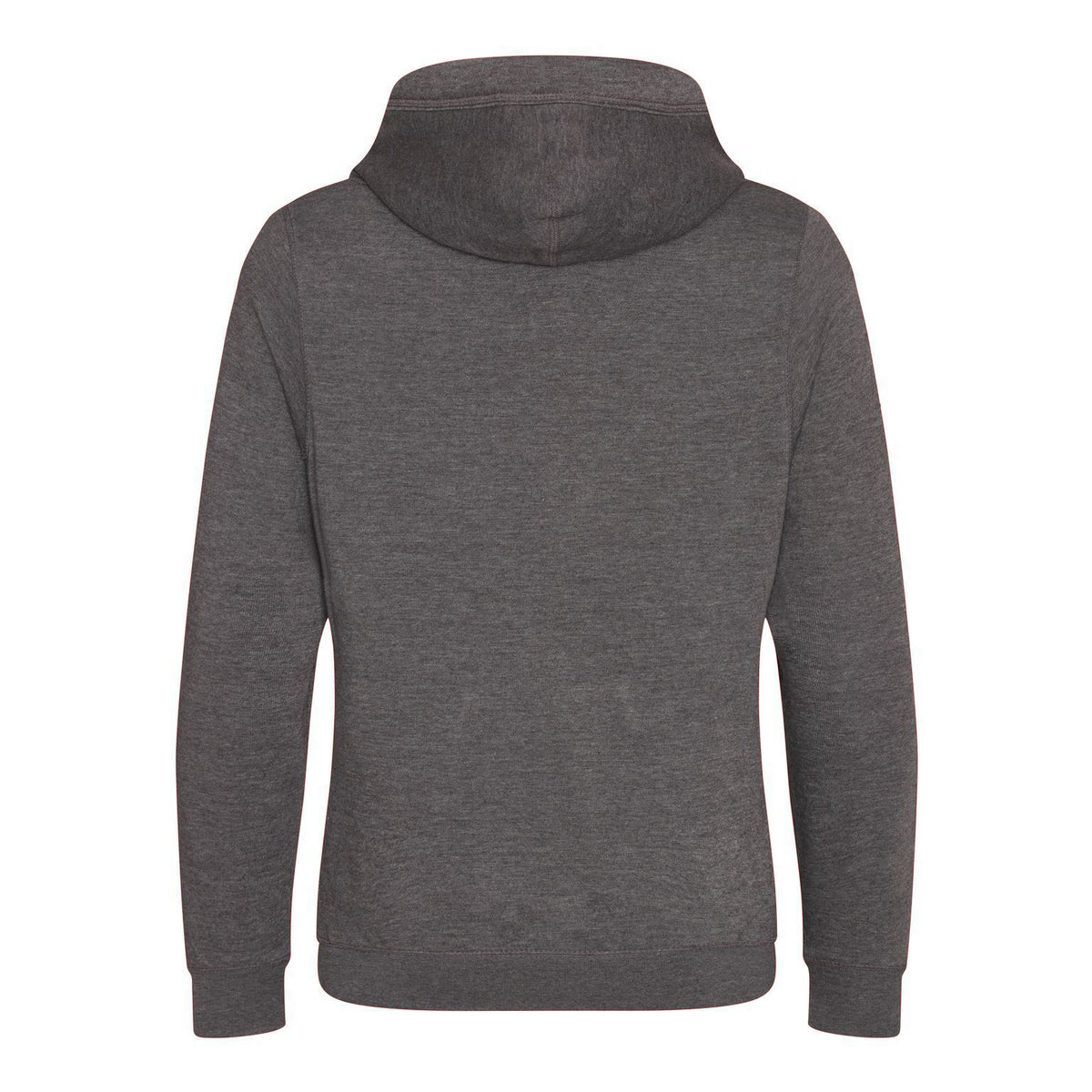 Charcoal - Back - AWDis Hoods Mens Cross Neck Hoodie