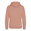 Dusty Pink - Back - AWDis Hoods Mens Cross Neck Hoodie