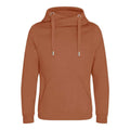 Ginger Biscuit - Front - AWDis Hoods Mens Cross Neck Hoodie