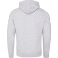 Heather Grey - Back - AWDis Hoods Mens Cross Neck Hoodie