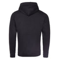 Black Smoke - Back - AWDis Hoods Mens Cross Neck Hoodie