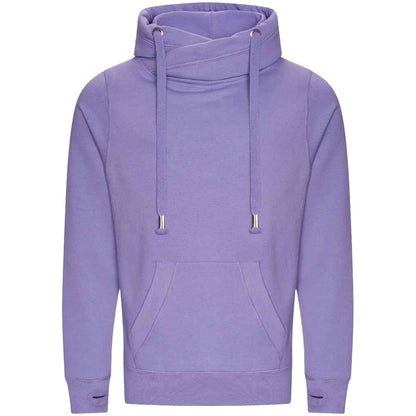 Digital Lavender - Front - AWDis Hoods Mens Cross Neck Hoodie