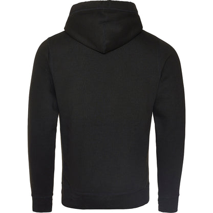 Jet Black - Back - AWDis Hoods Mens Cross Neck Hoodie