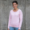Baby Pink - Back - AWDis Hoods Womens-Ladies Girlie Fashion Sweatshirt