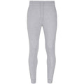 Heather Grey - Front - AWDis Hoods Mens Tapered Track Pants